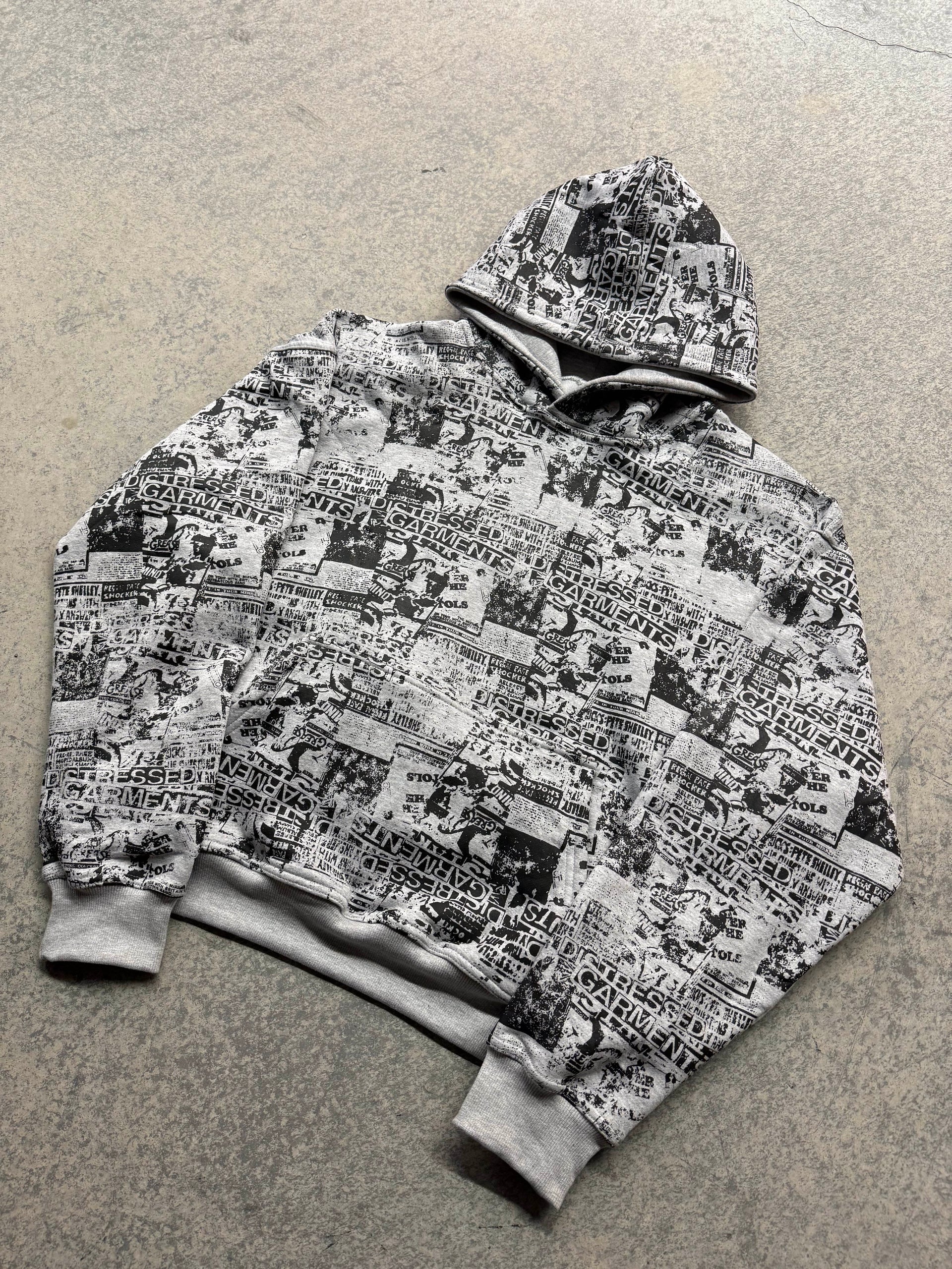 "Poster Boy" Hoodie - Grey